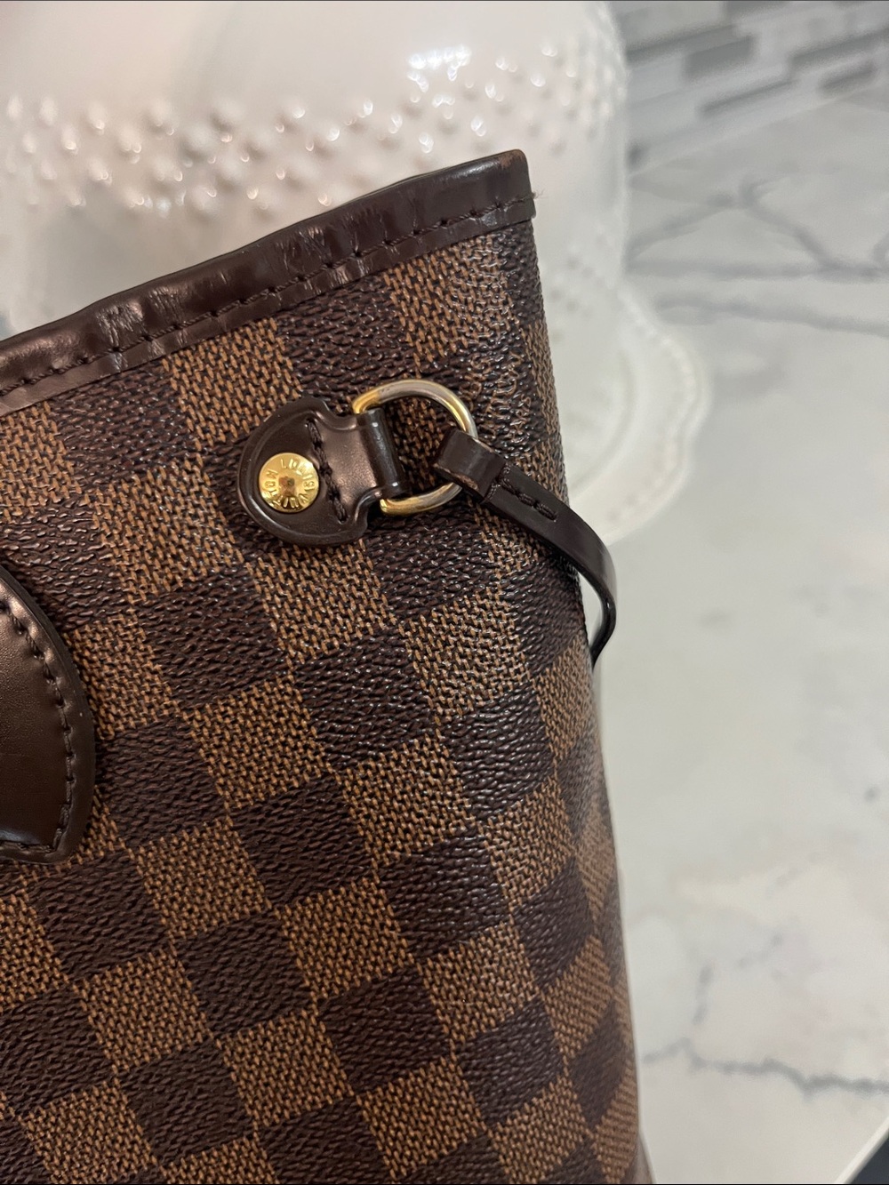 Louis Vuitton Neverfull PM Tote with Red Interior Trim - Picture 12 of 15